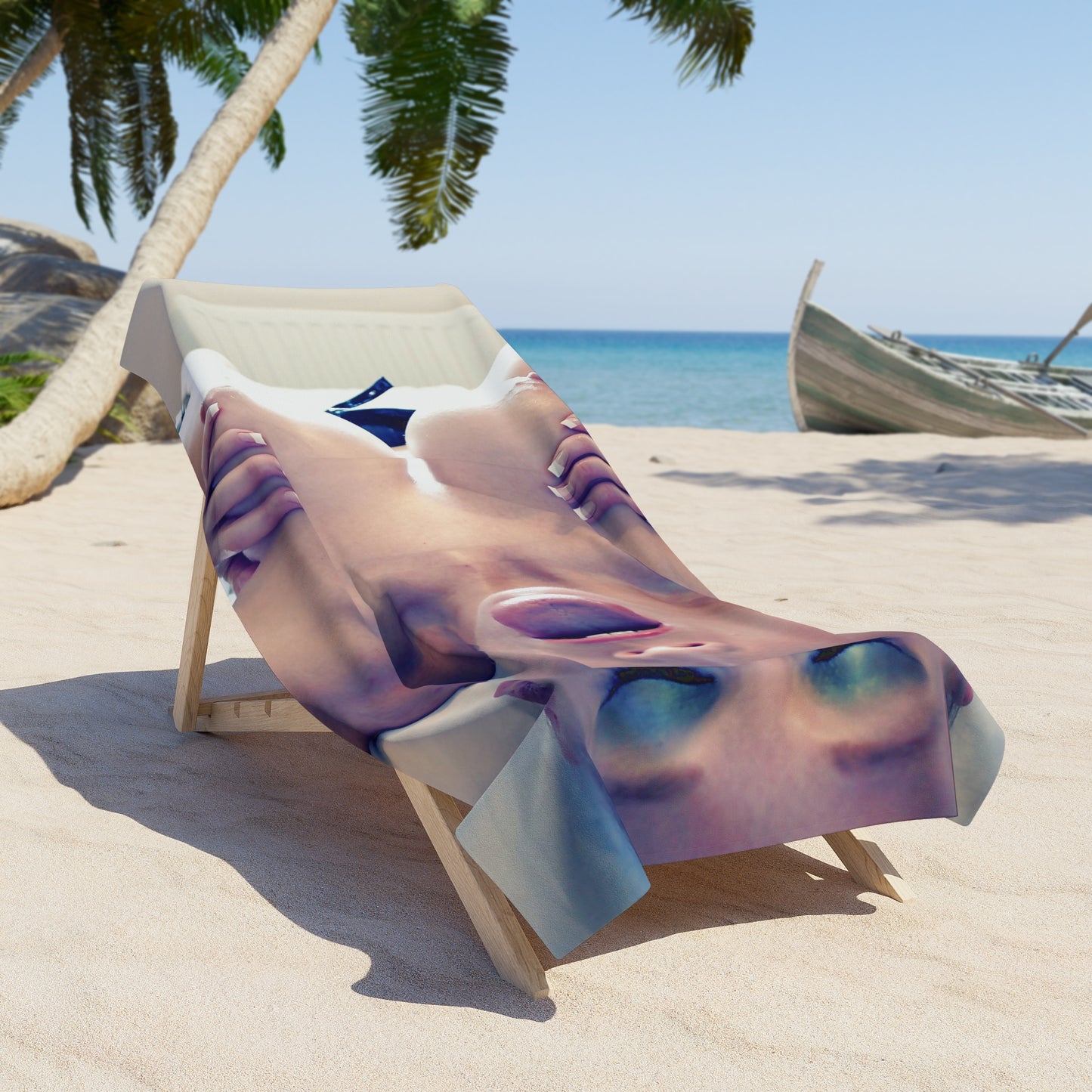Beach Towel Target Practice Nude