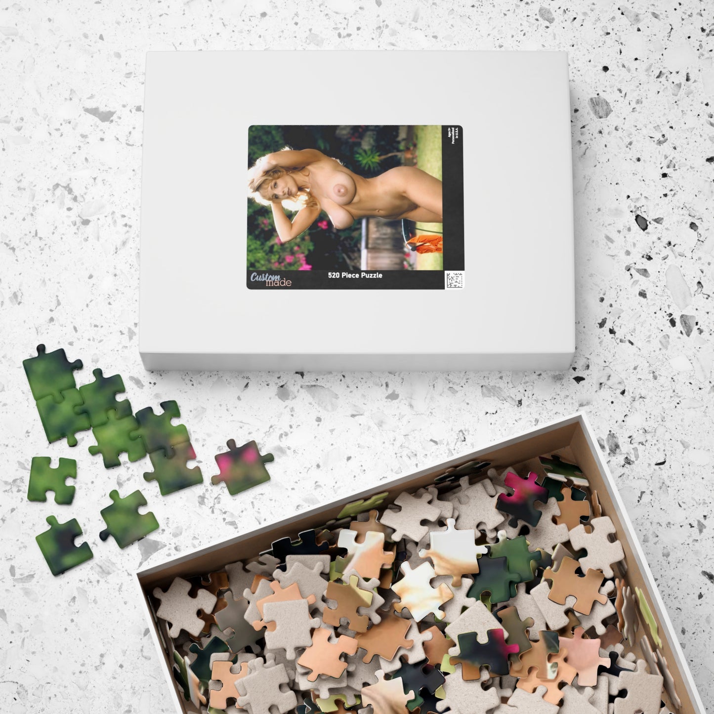 Puzzle (110, 252, 520, 1014-piece) Retro Adult Star Danni Ashe Nude