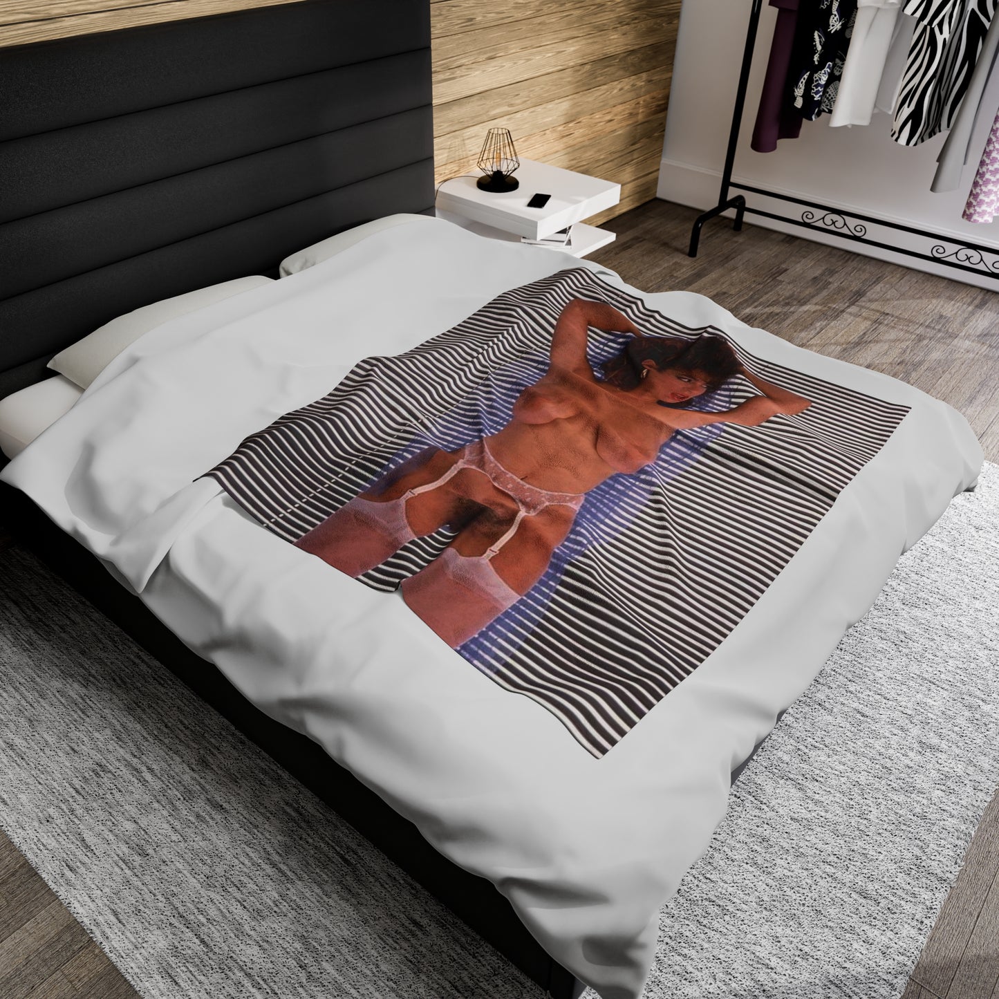 Velveteen Plush Blanket Porn Star Christy Canyon Nude