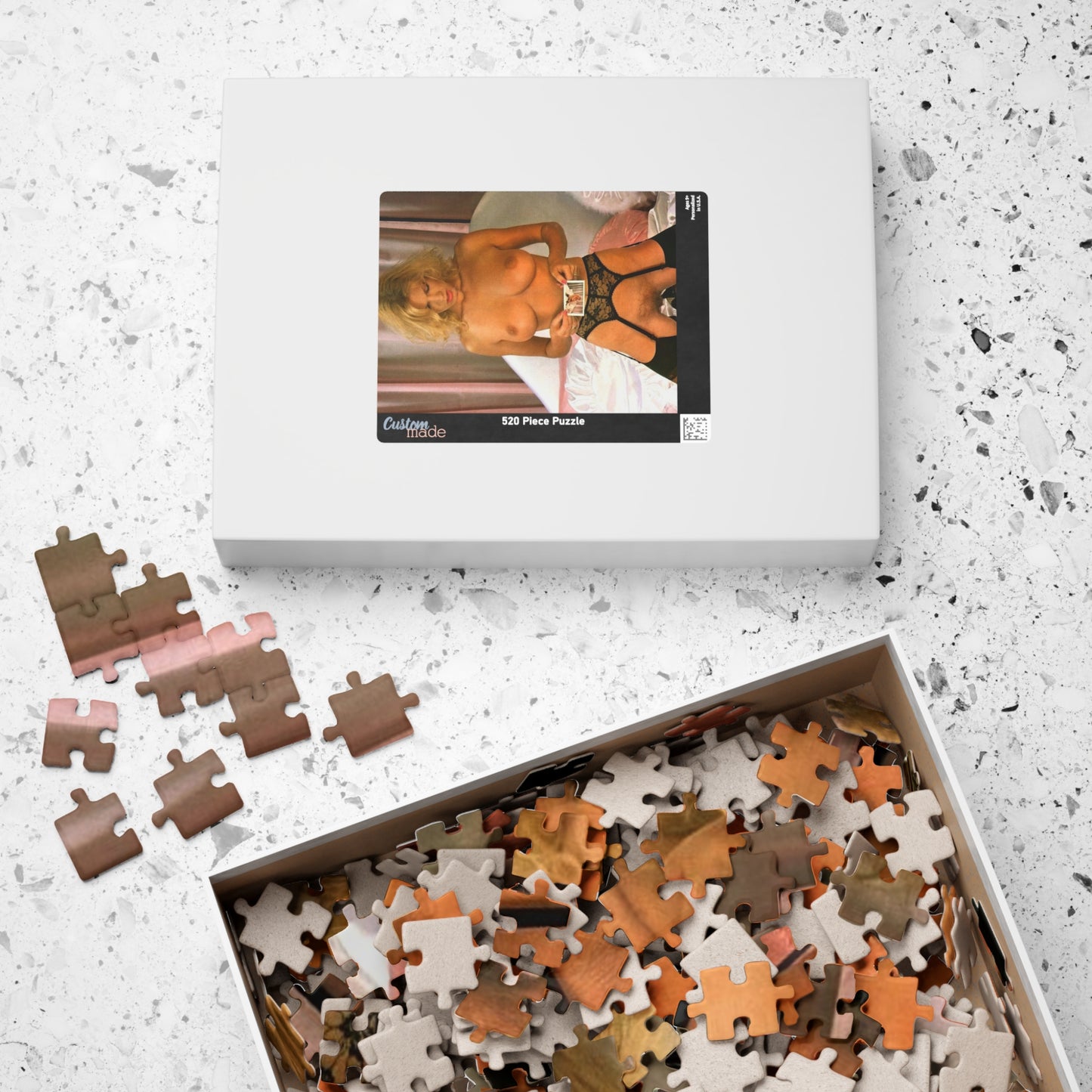 Puzzle (110, 252, 500, 1014-piece) Vintage French Pornstar Brigitte Lahaie