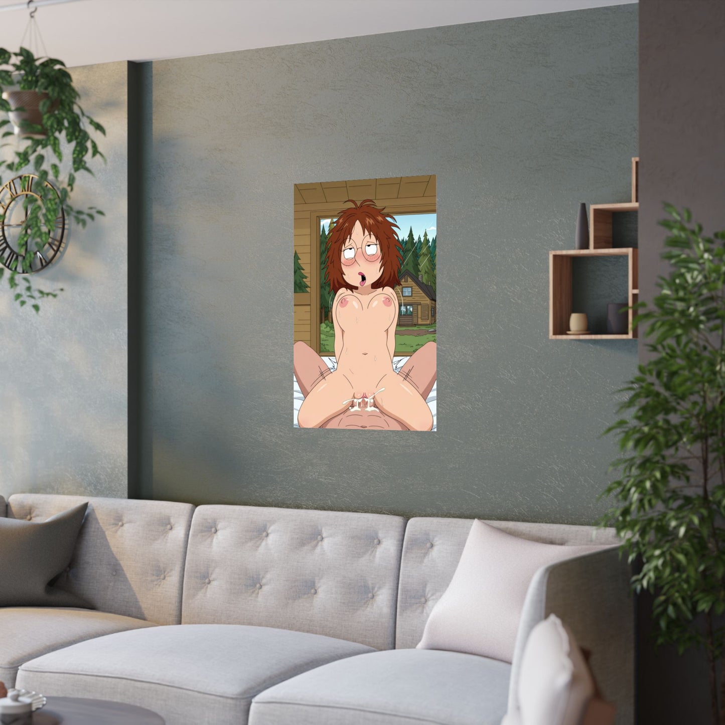 Satin Posters (210gsm) Meg nude