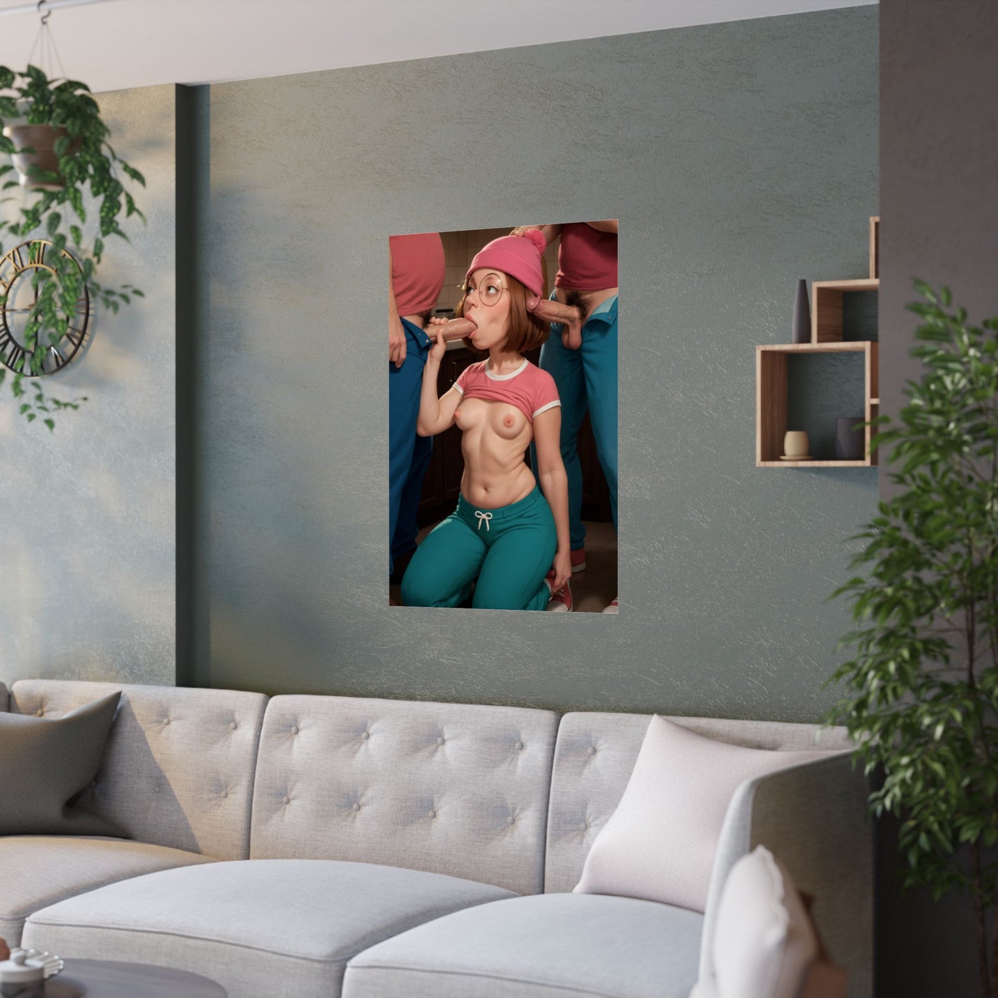 Satin Posters (210gsm) Meg Griffin Nude