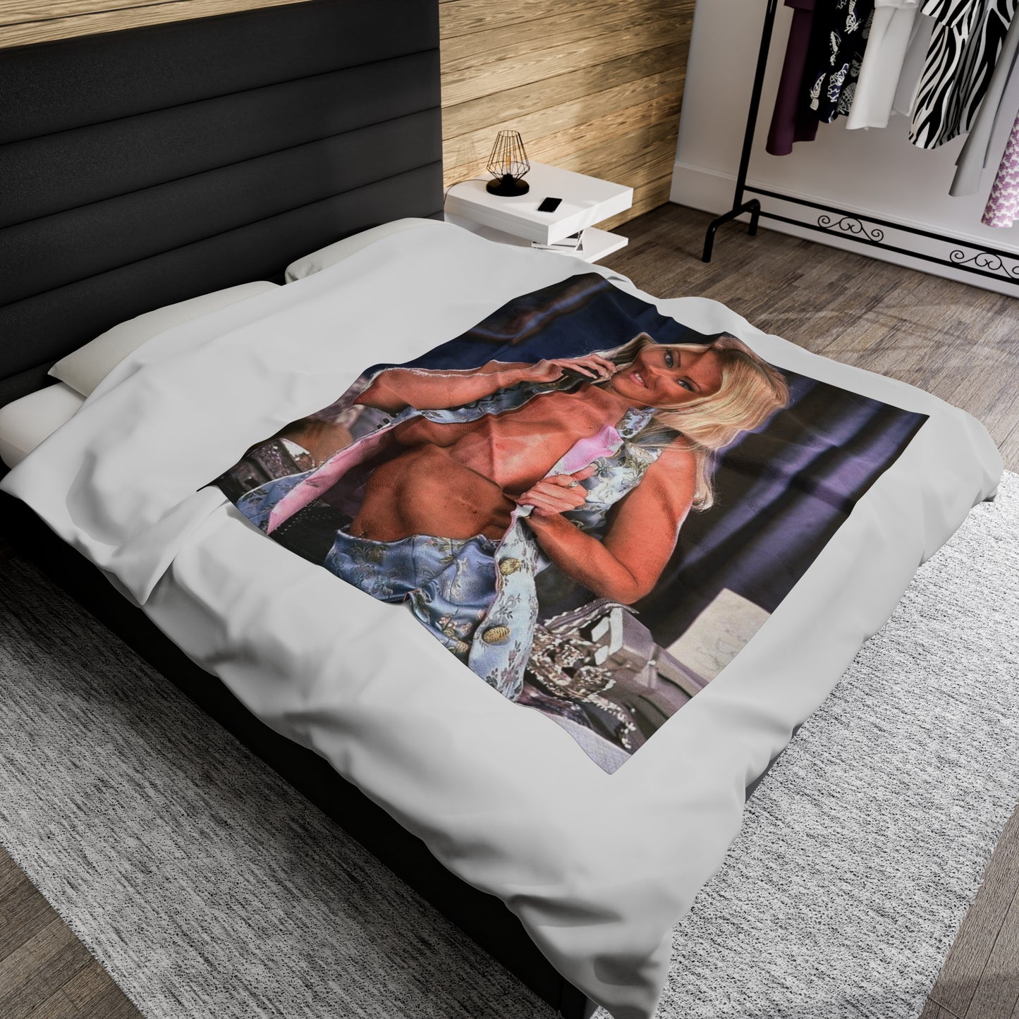 Velveteen Plush Blanket Pornstar Jenna Jameson Nude