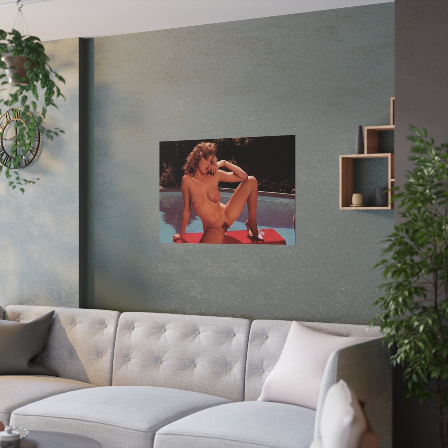 Satin Posters (210gsm) Retro Porn Star 1980s Traci