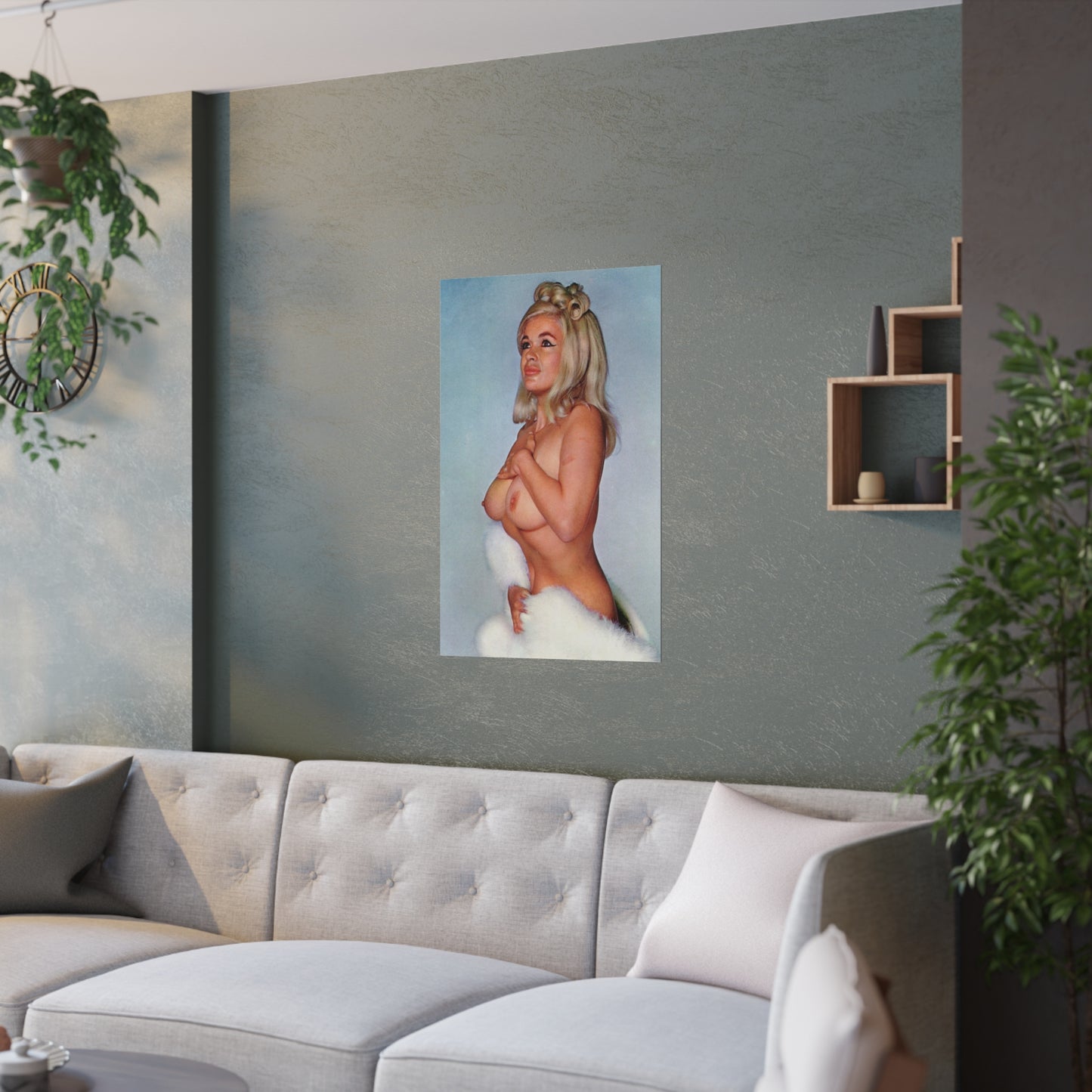 Satin Posters (210gsm) Jayne Mansfield Nude