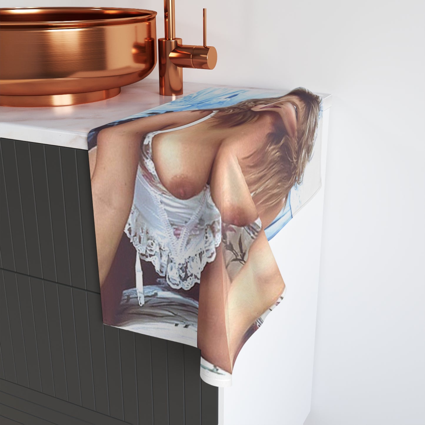 Hand Towel Retro Pornstar Taija Rae Nude