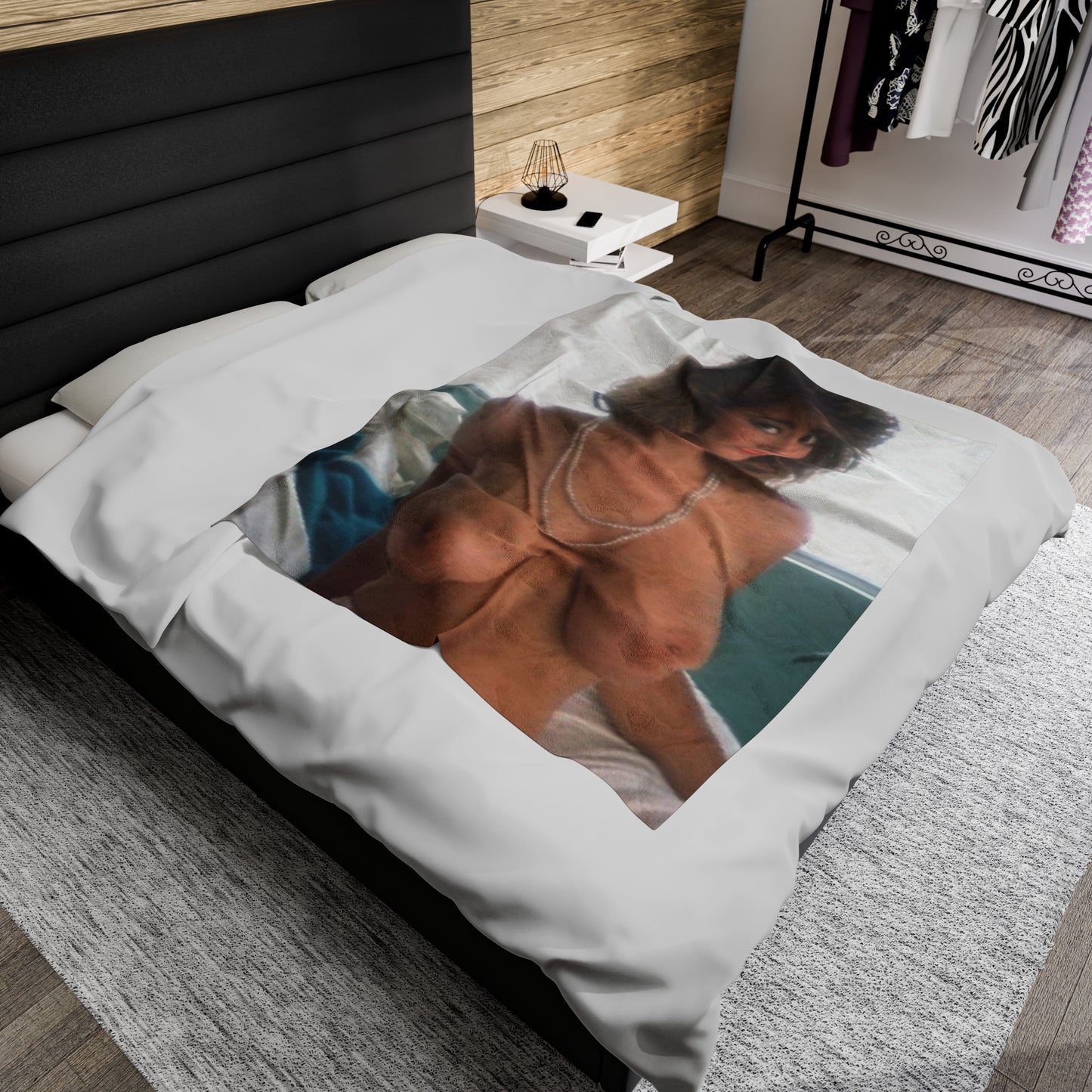 Velveteen Plush Blanket Porn Star Christy Canyon Nude