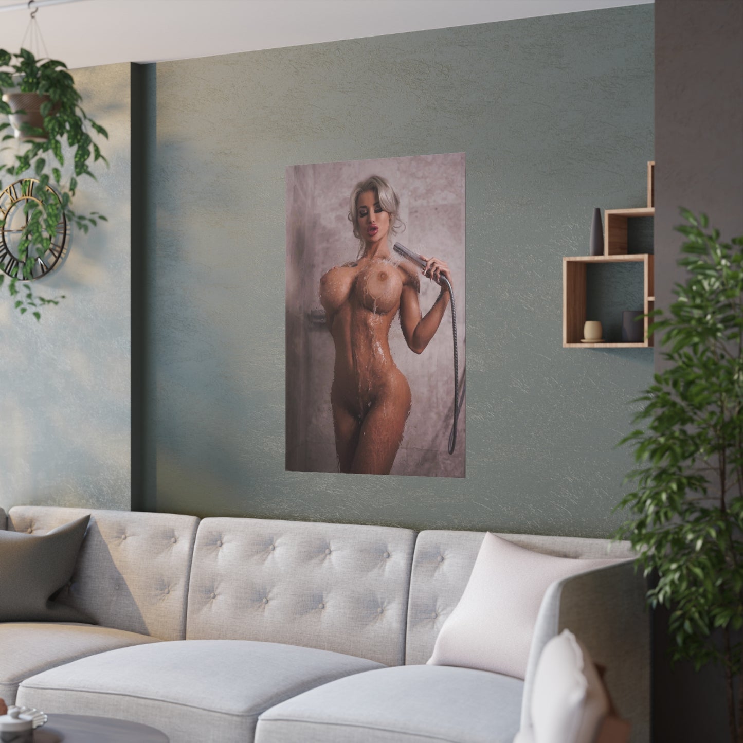 Satin Posters (210gsm) Busty Paulina J Candy Nude
