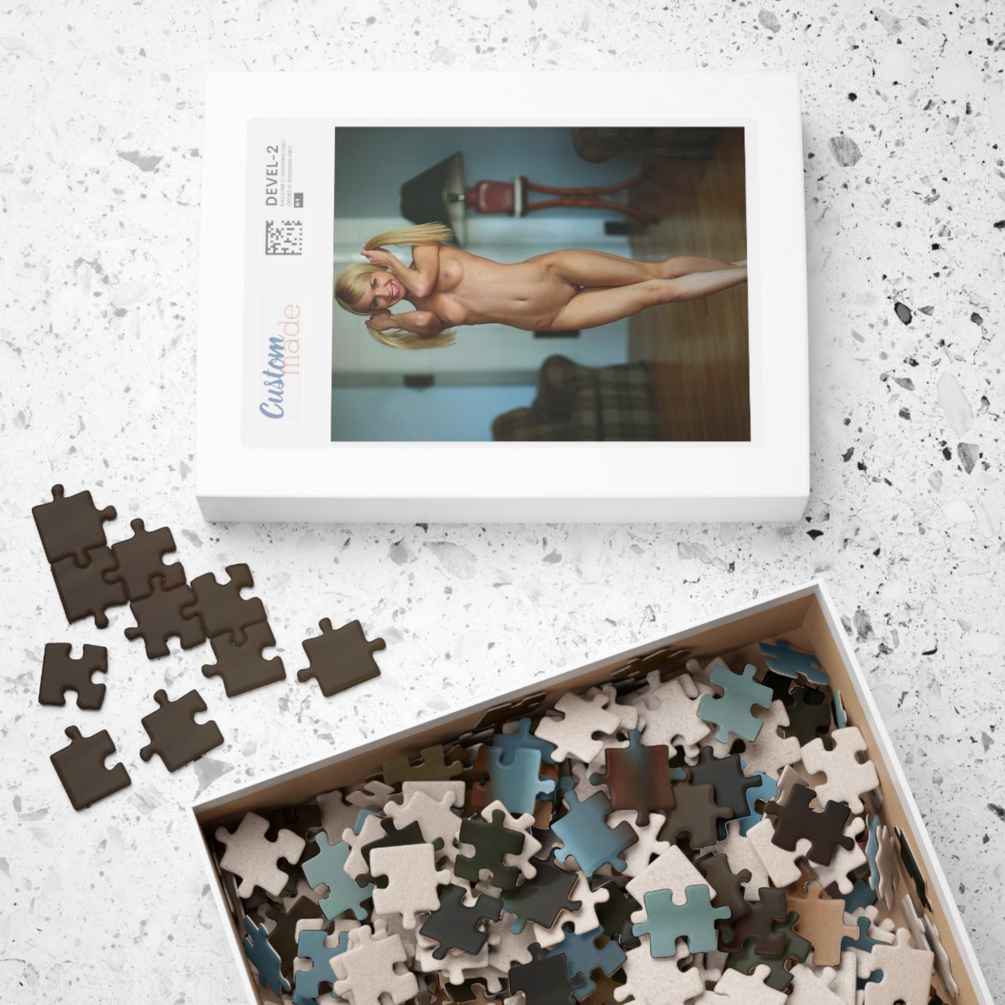 Puzzle (110, 252, 500, 1014-piece) Tight Nude Pigtails
