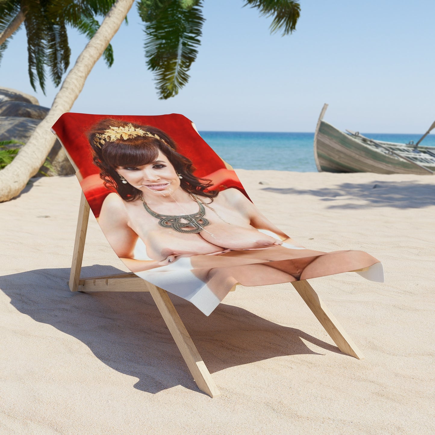 Beach Towel Lisa Ann Nude