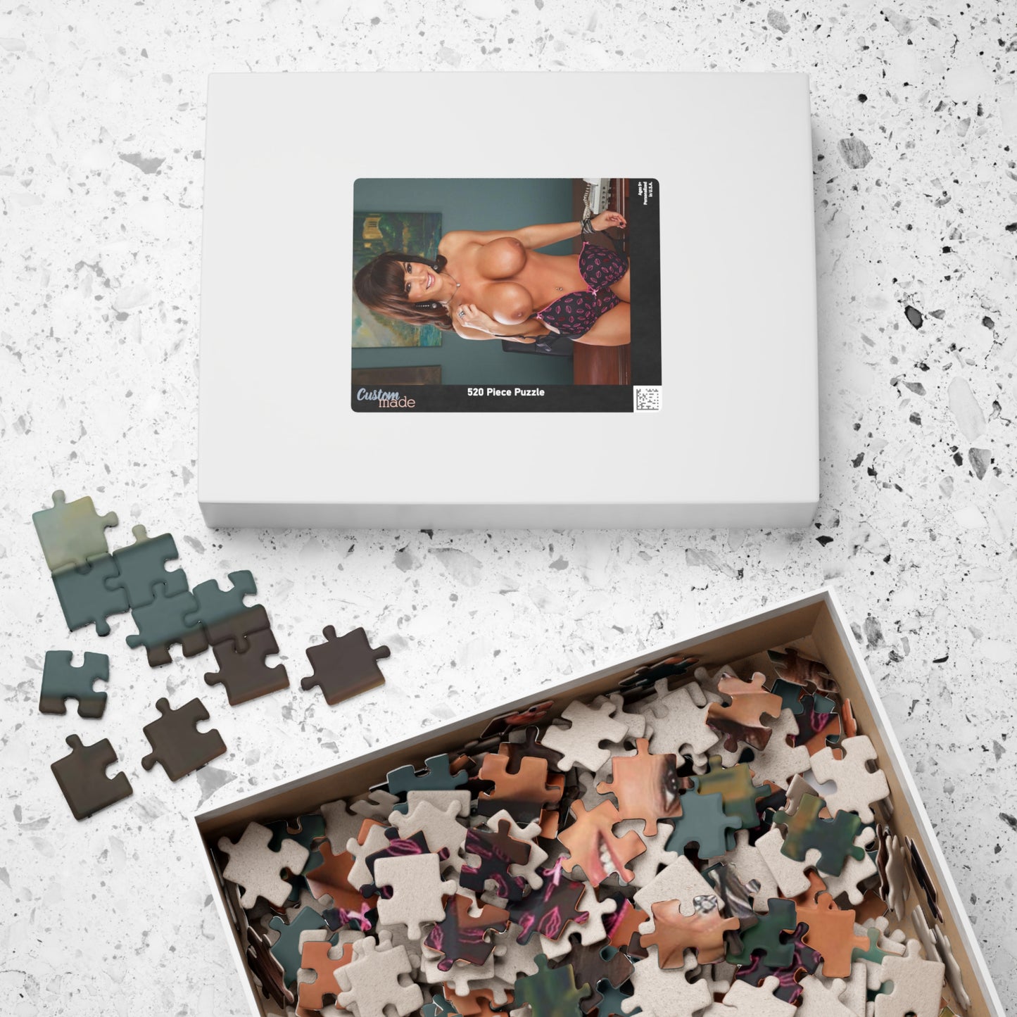 Puzzle (110, 252, 500, 1014-piece) Pornstar Lisa Ann Nude