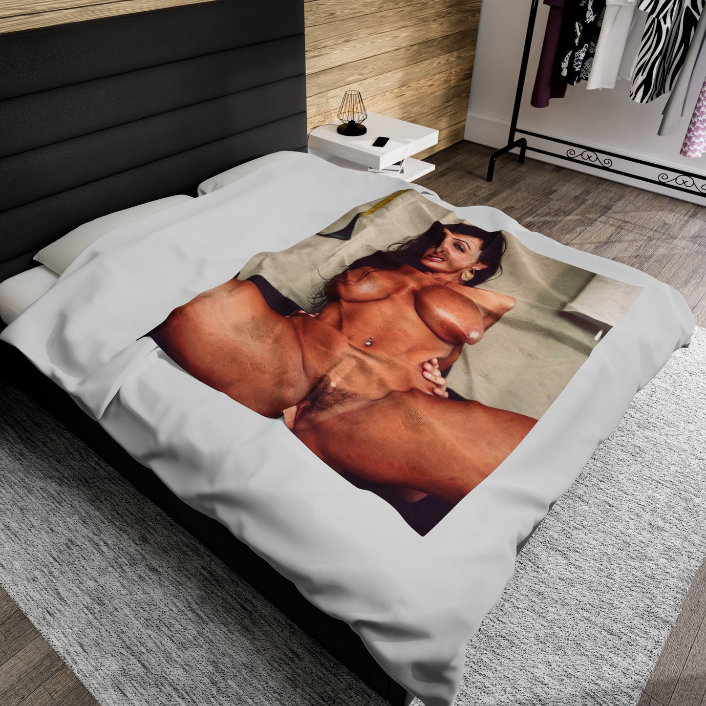 Velveteen Plush Blanket Pornstar Porn Scene Lisa Ann Fucking