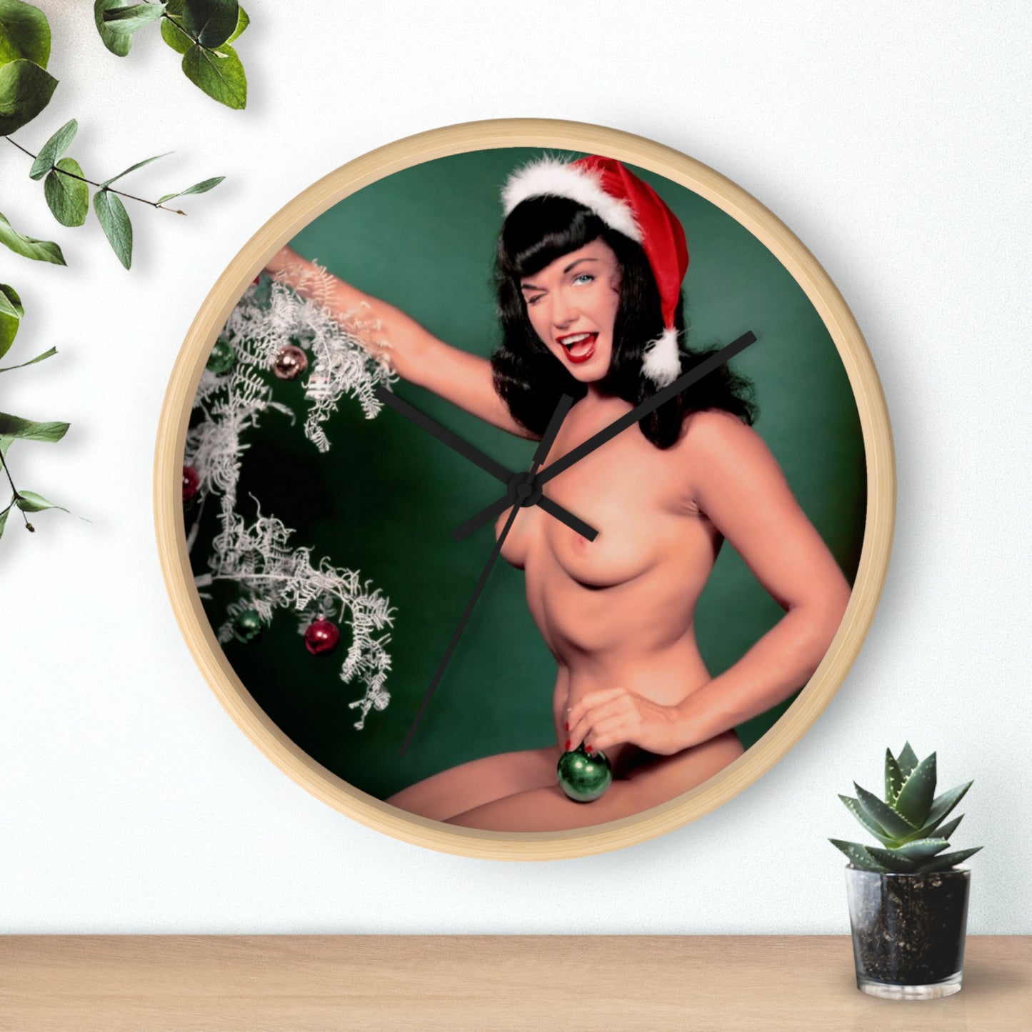 Wall Clock Playboy Playmate January 1955 Bettie Page