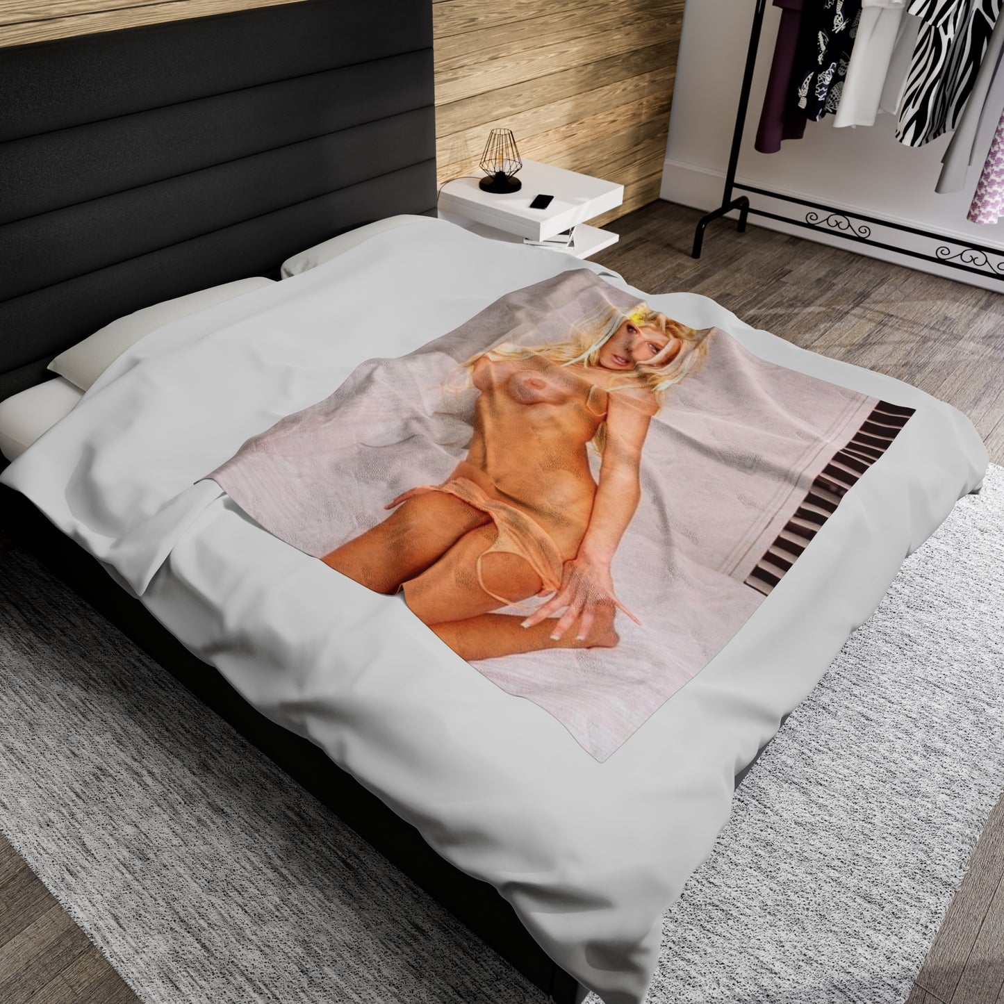Velveteen Plush Blanket Pornstar Chloe Jones Nude