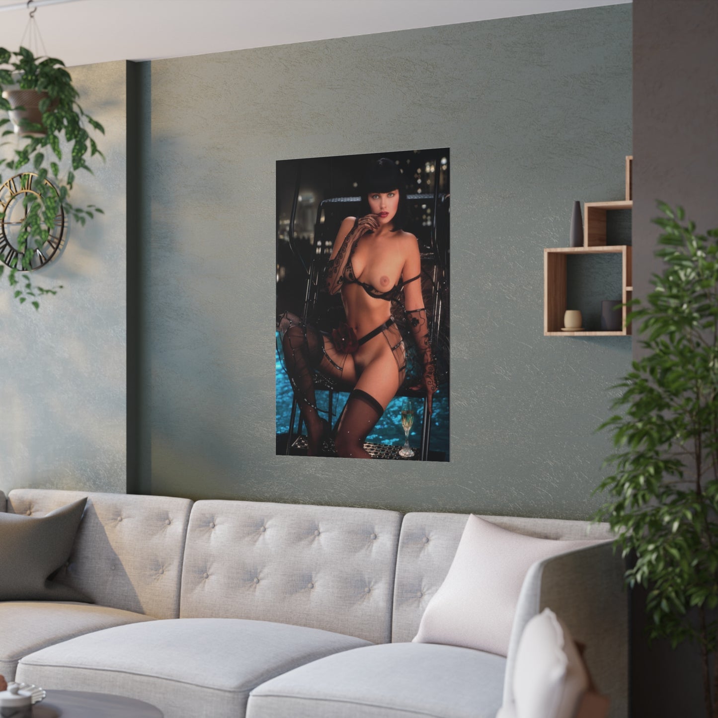 Satin Posters (210gsm) Playboy Playmate December 1988 Kata Karkkaine