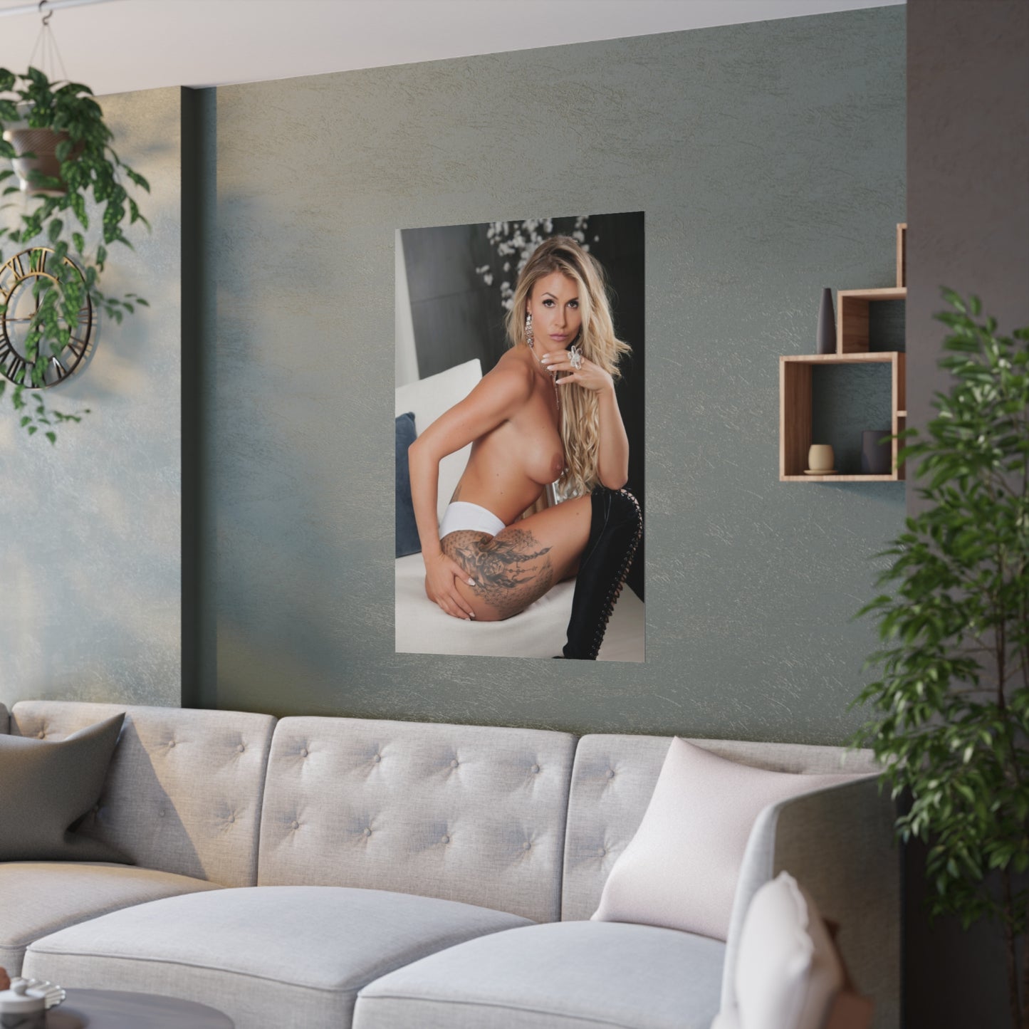 Satin Posters (210gsm) Pet 2018 Ella Silver Nude