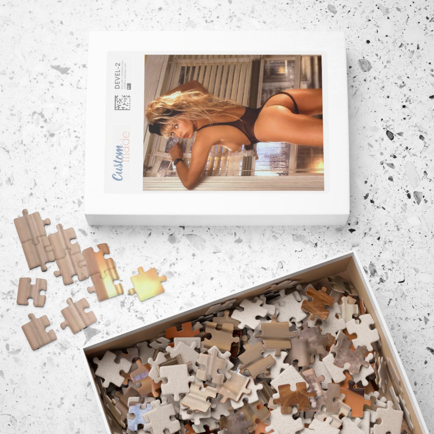 Puzzle (110, 252, 500, 1014-piece) Playboy Playmate May 1993 Elke Jeinsen