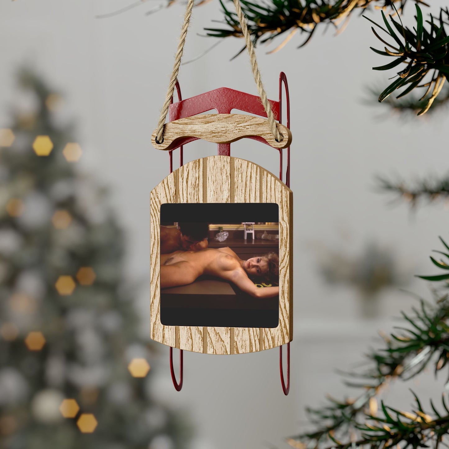 Sled Ornaments Traci Lords Nude