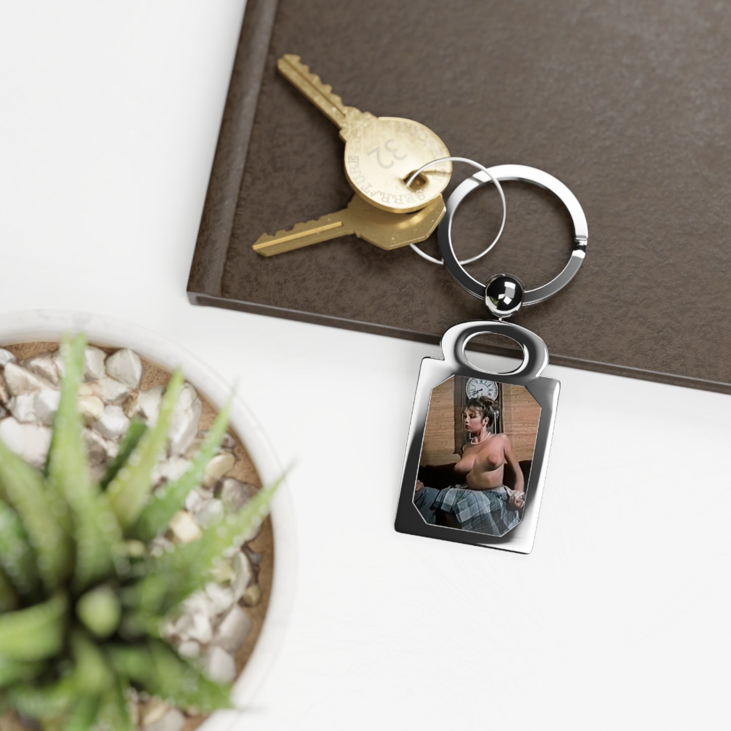 Rectangle Photo Keyring Traci Lords Nude Retro Porn Star