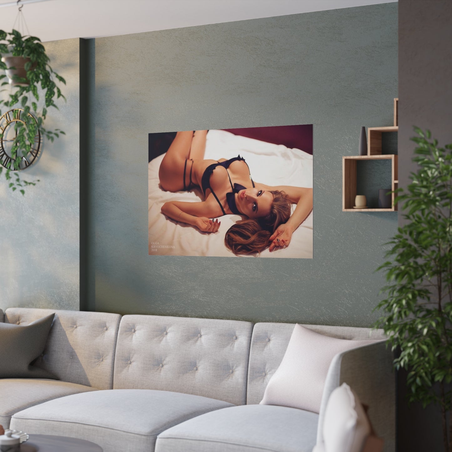 Satin Posters (210gsm) Sexy Naked Nude Pornstar