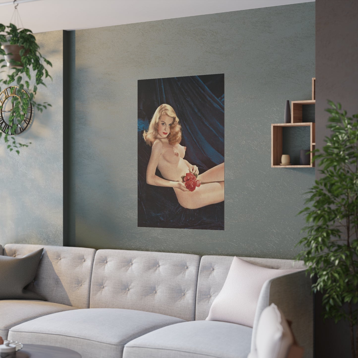 Satin Posters (210gsm) Playmate 1955 Marilyn Waltz Nude