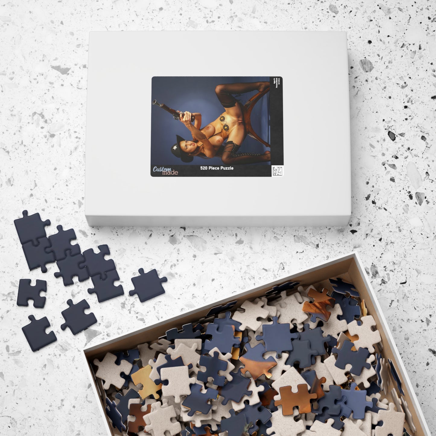 Puzzle (110, 252, 520, 1014-piece) Naked Chicks With Guns