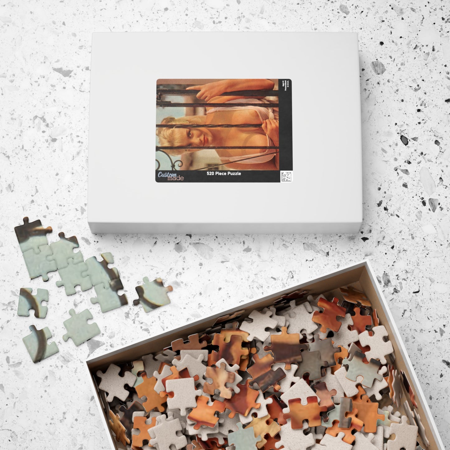 Puzzle (110, 252, 500, 1014-piece) Celebrity August 1959 June Wilkinson Nude #2