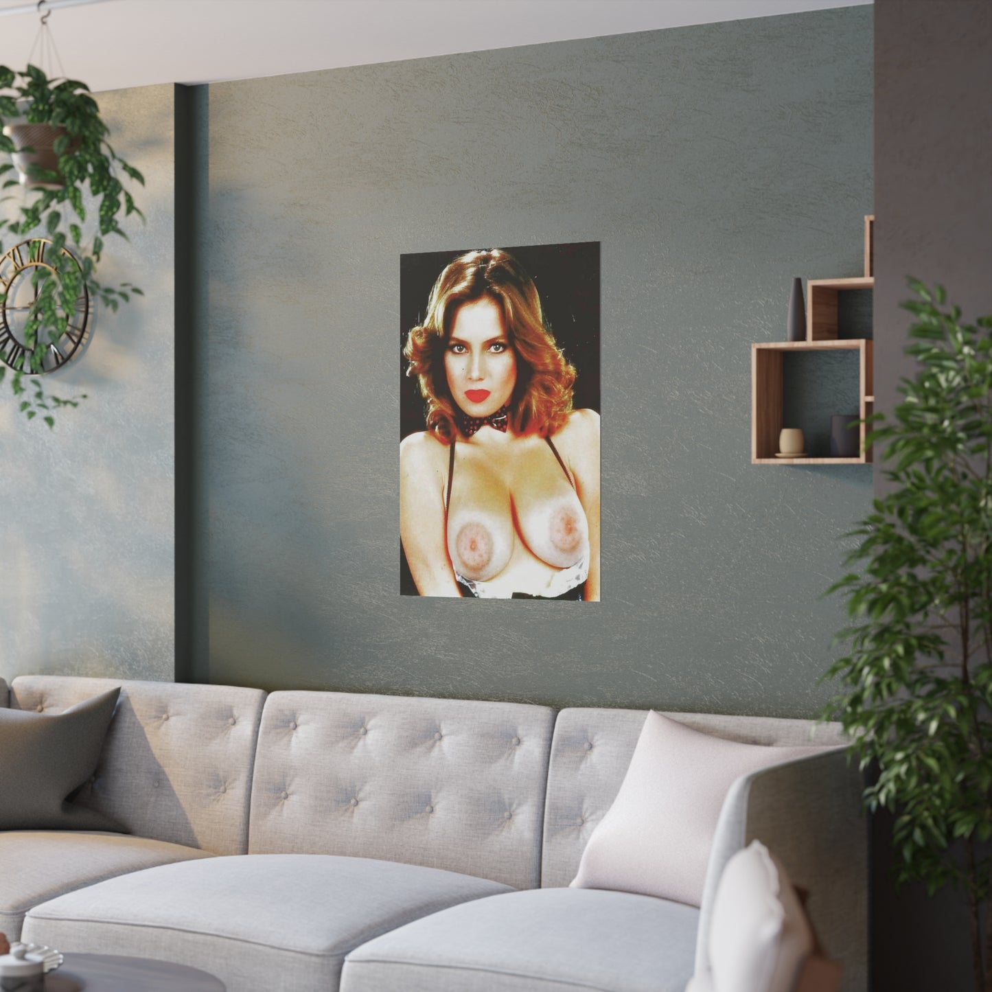 Satin Posters (210gsm) Retro Pornstar Traci Lords Nude