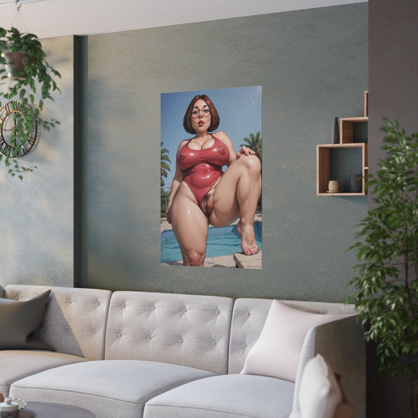 Satin Posters (210gsm) Meg Griffin Nude