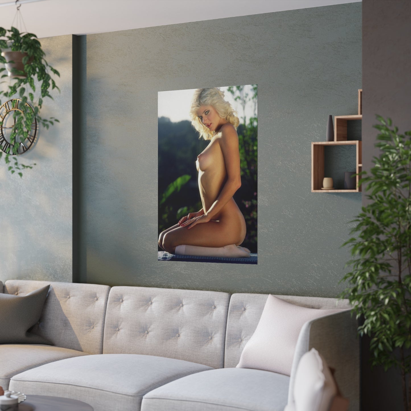 Satin Posters (210gsm) Retro Porn Star Ginger Lynn Nude
