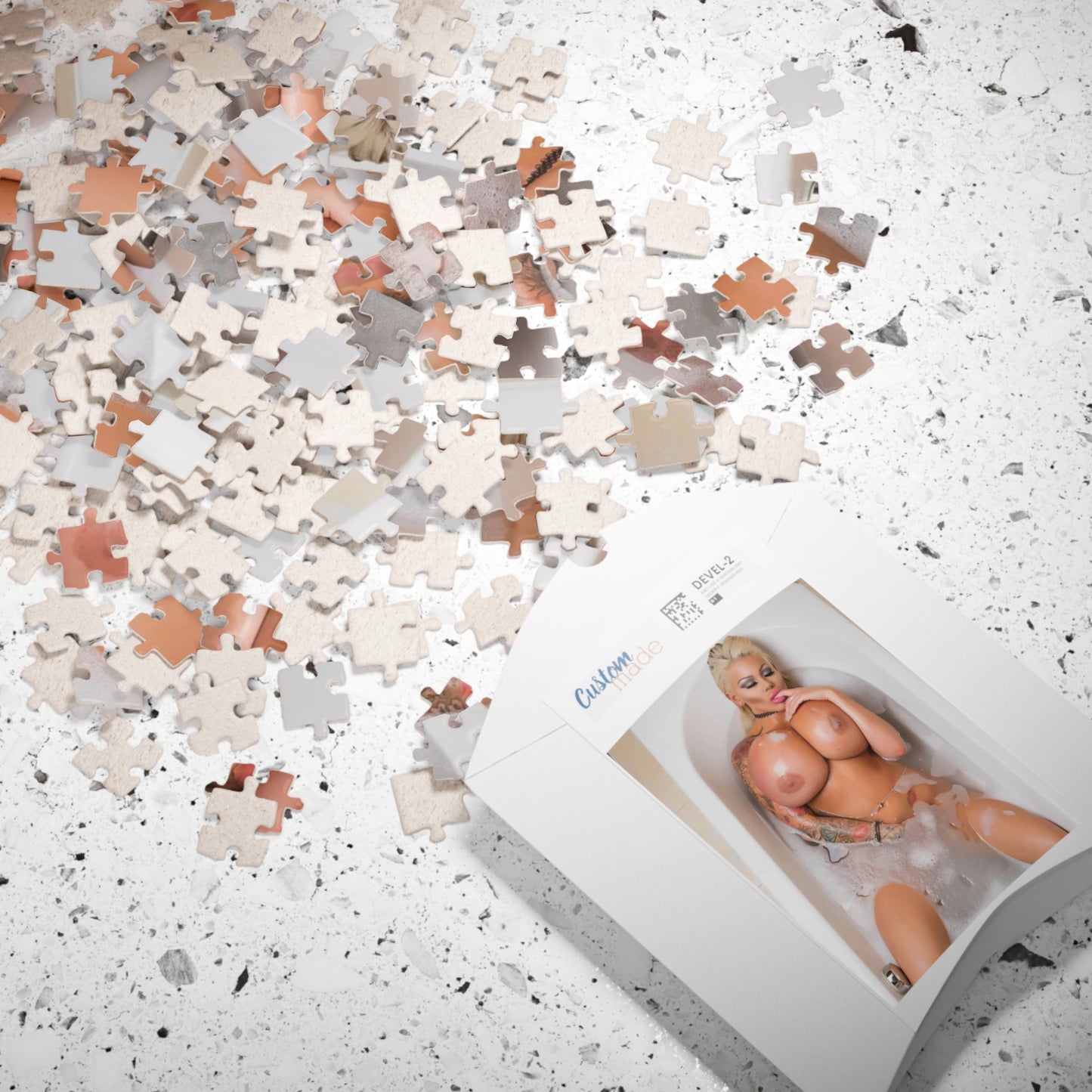 Puzzle (110, 252, 520, 1014-piece) Busty Candy Charms Nude