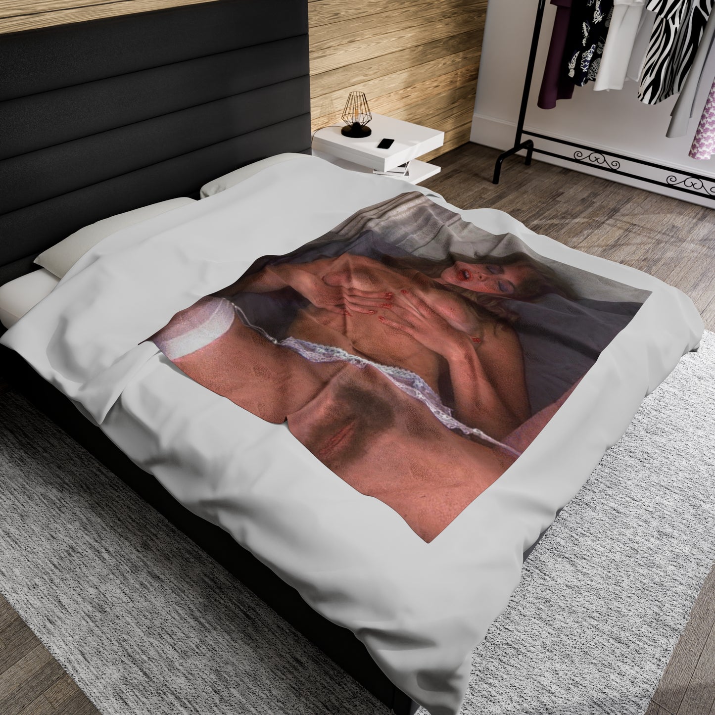 Velveteen Plush Blanket Traci Lords