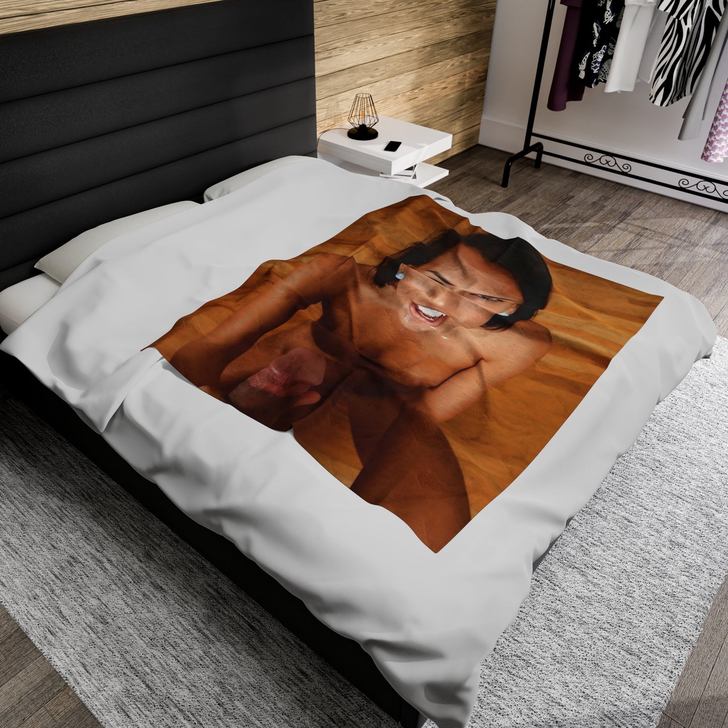 Velveteen Plush Blanket Janice Griffith