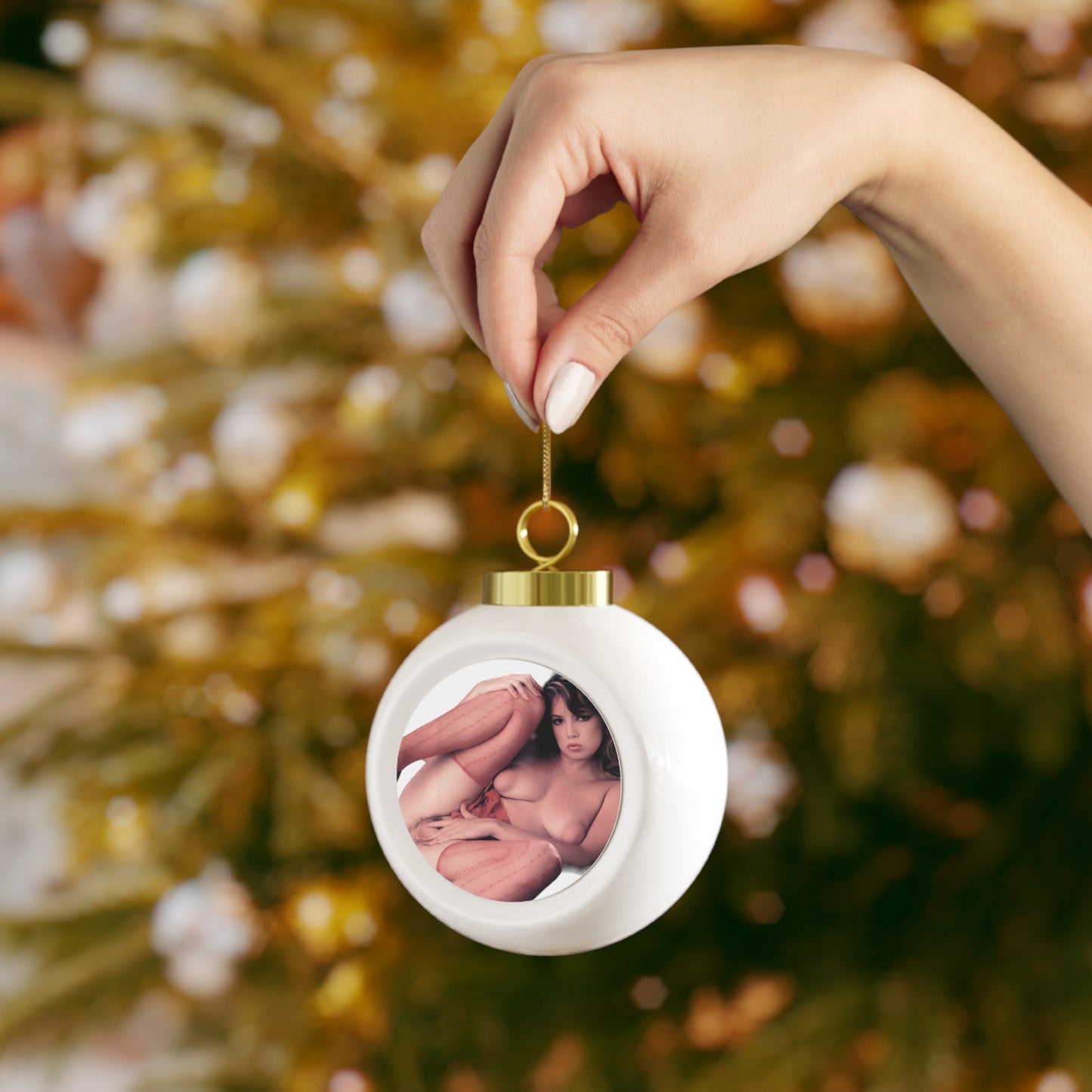 Christmas Ball Ornament Traci Lords