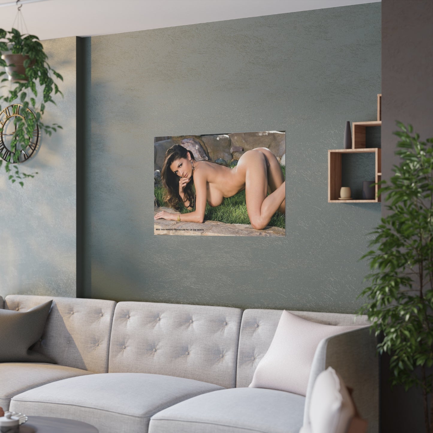 Satin Posters (210gsm) Penthouse Pet January 2008 Taya Parker
