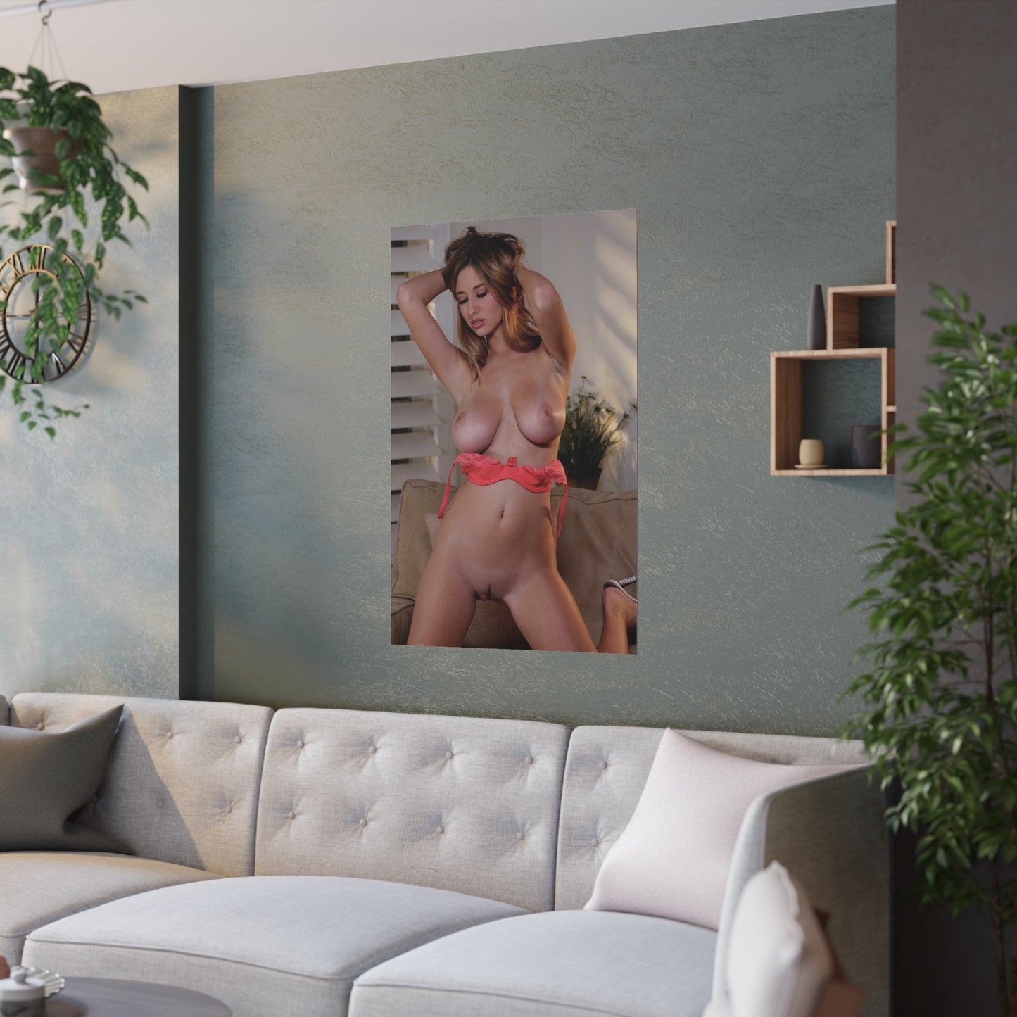 Satin Posters (210gsm) Shay Laren Nude