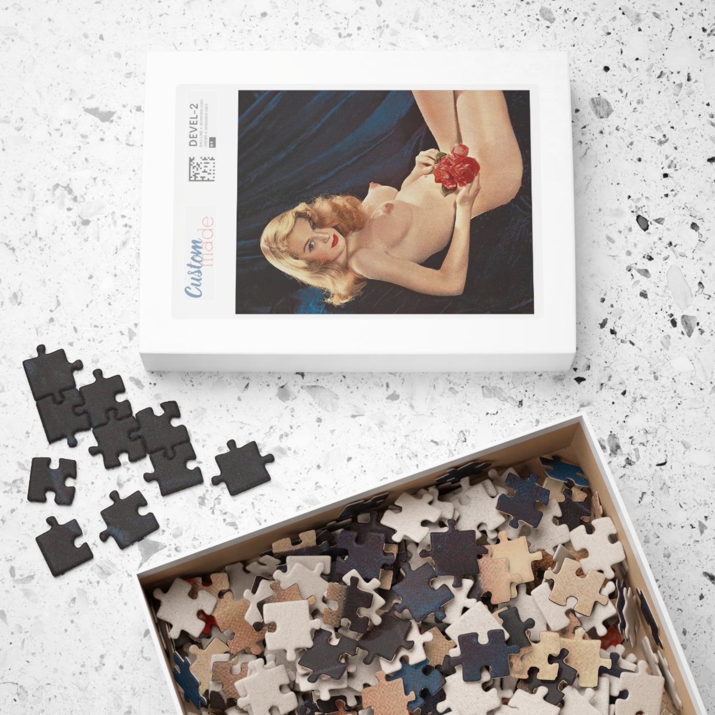 Puzzle (110, 252, 500, 1014-piece) Playmate 1955 Marilyn Waltz Nude