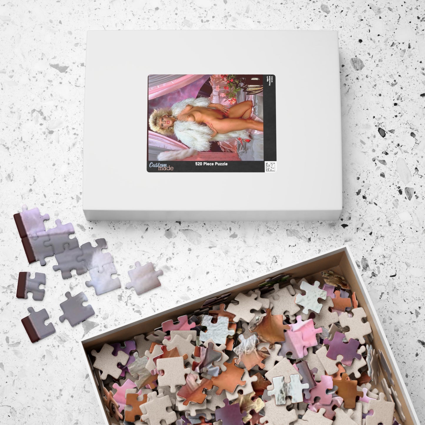 Puzzle (110, 252, 500, 1014-piece) Retro 1980s Porn Star Amber Lynn