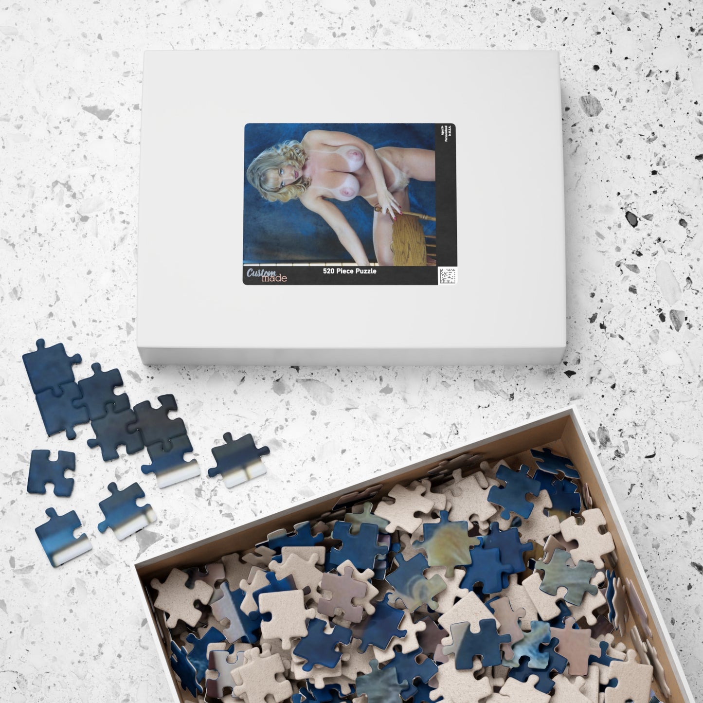 Puzzle (110, 252, 520, 1014-piece) Retro Adult Star Danni Ashe Nude