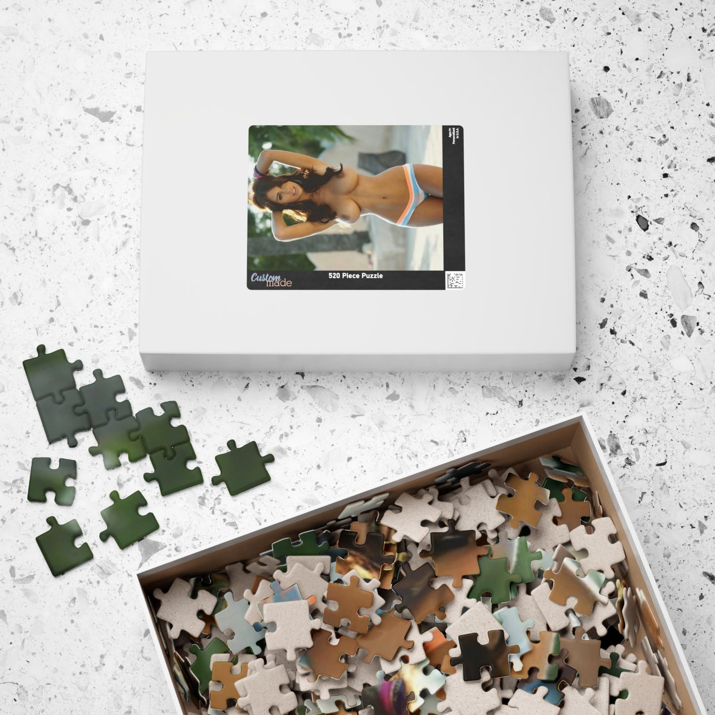Puzzle (110, 252, 500, 1014-piece) Sexy Natural Nude
