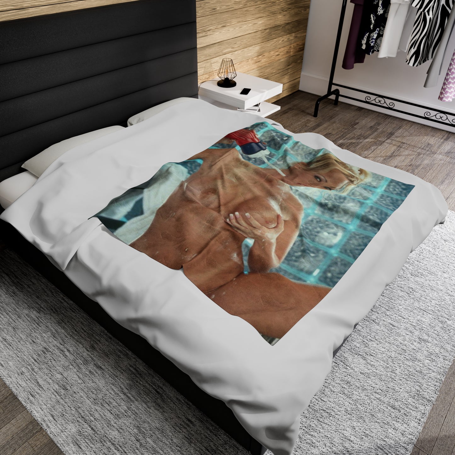 Velveteen Plush Blanket Pornstar Jenna Jameson Nude