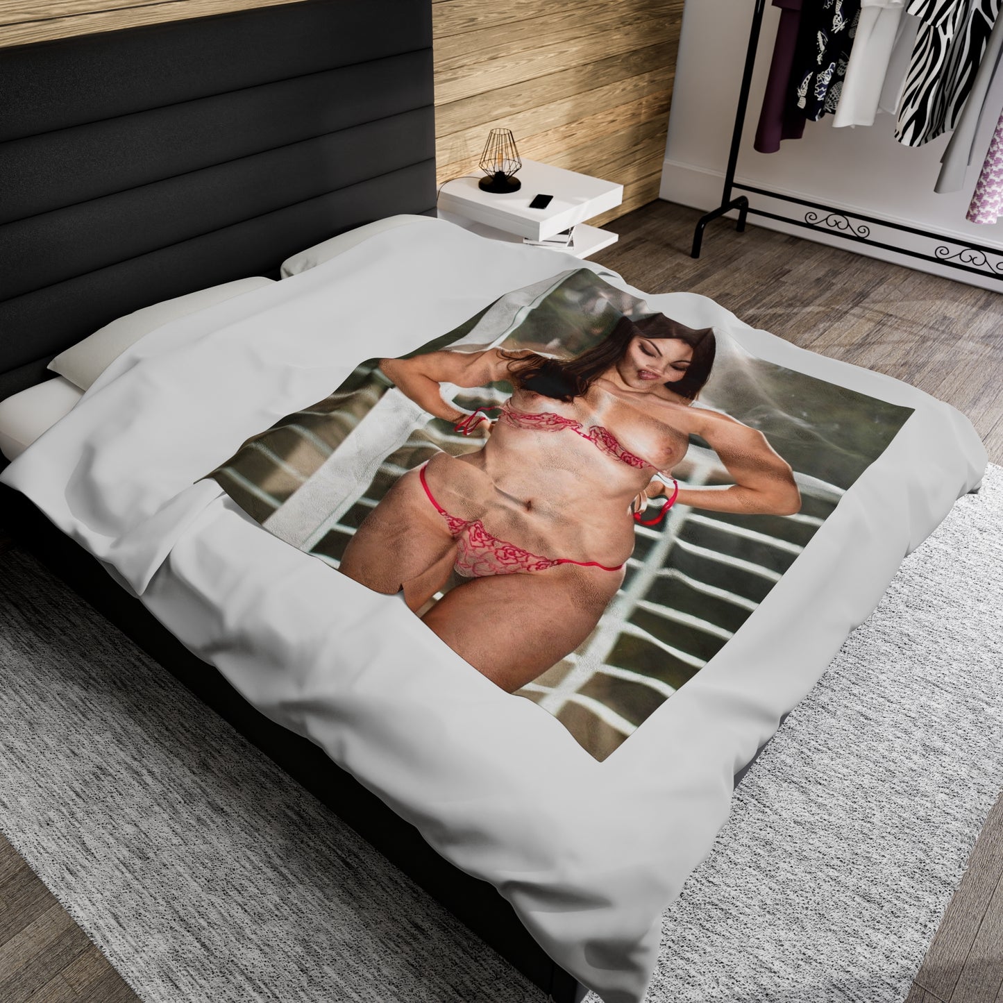 Velveteen Plush Blanket Pornstar Valentina Nappi Nude