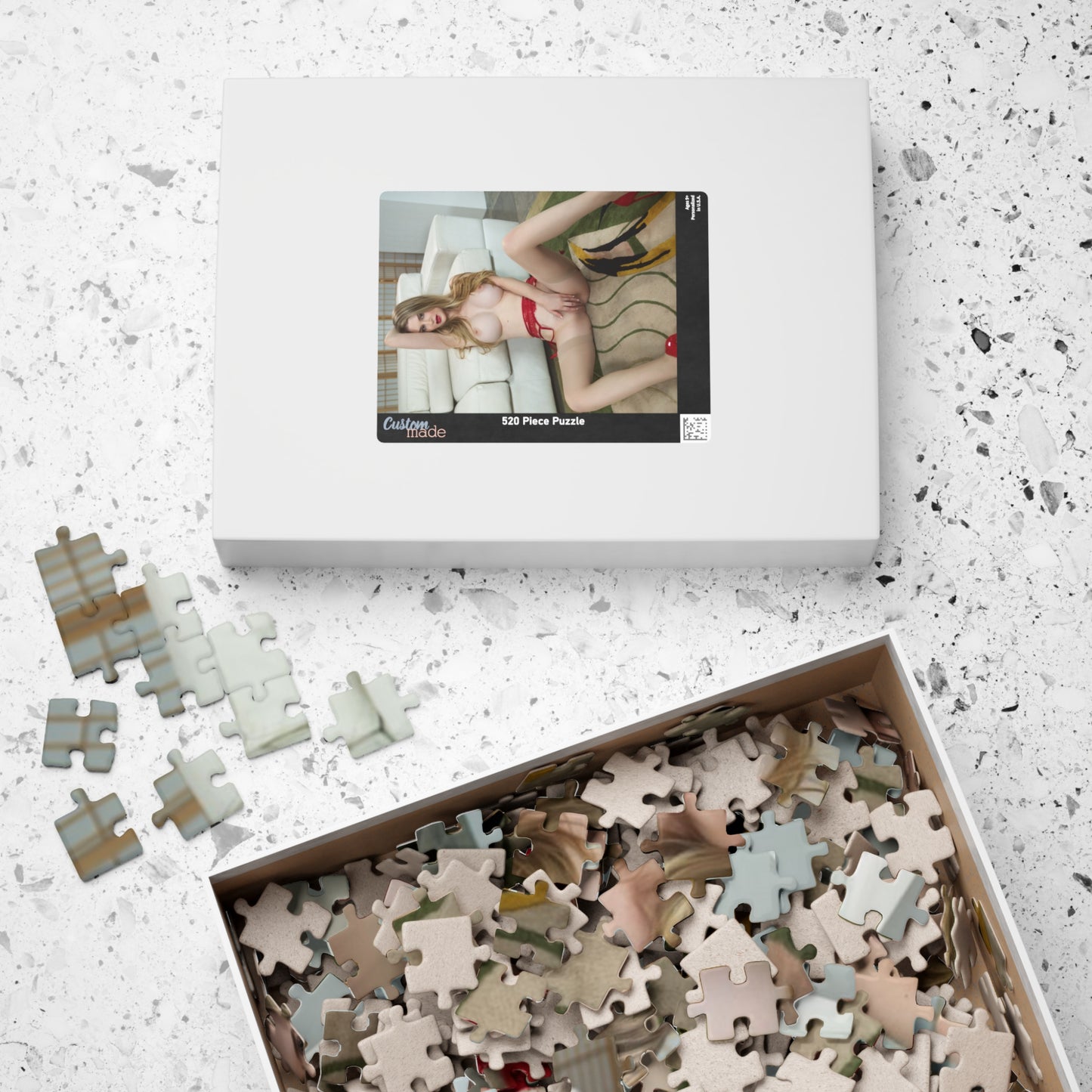 Puzzle (110, 252, 500, 1014-piece) Penthouse Pet January 2020 Bunny Colby