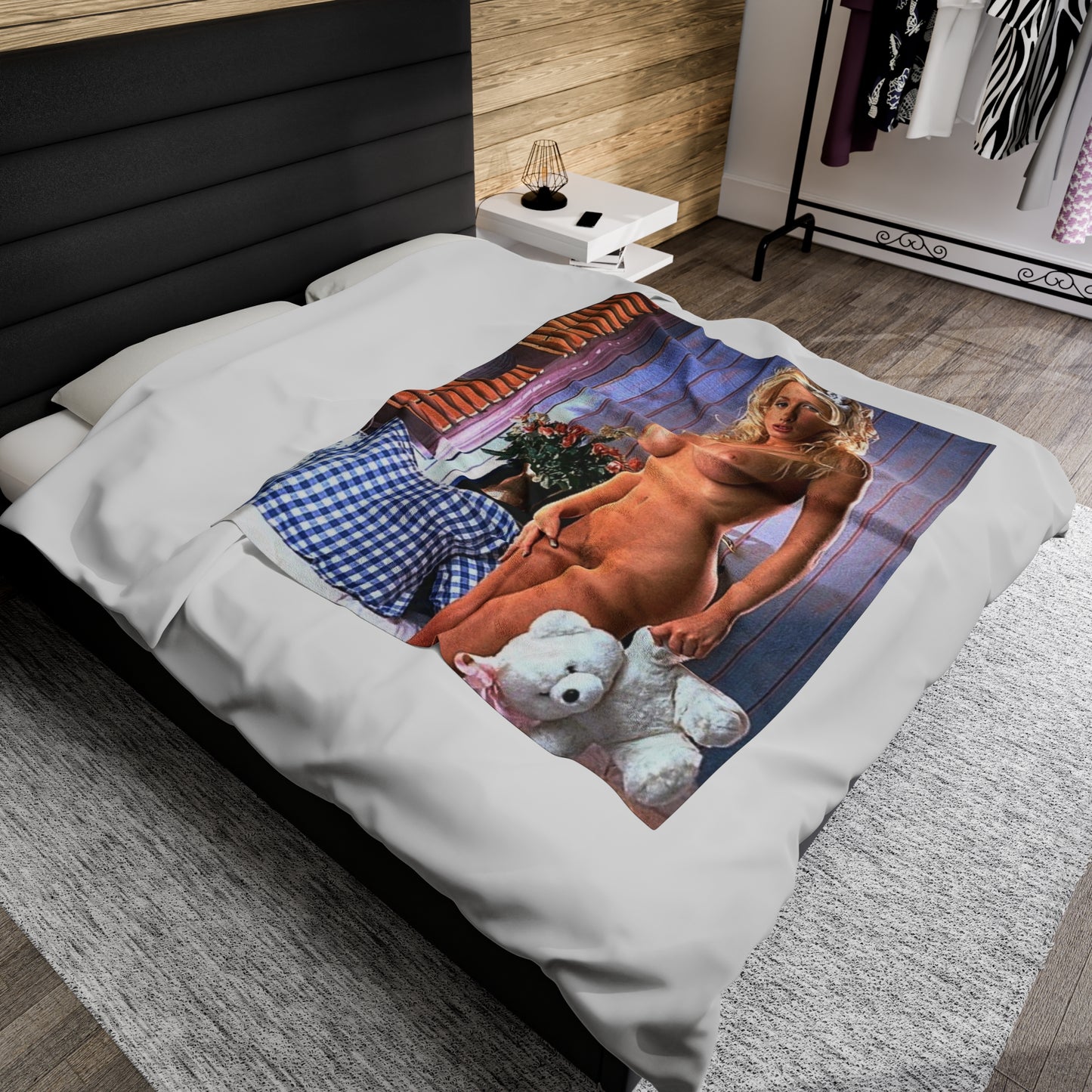 Velveteen Plush Blanket Pornstar Chloe Jones Nude