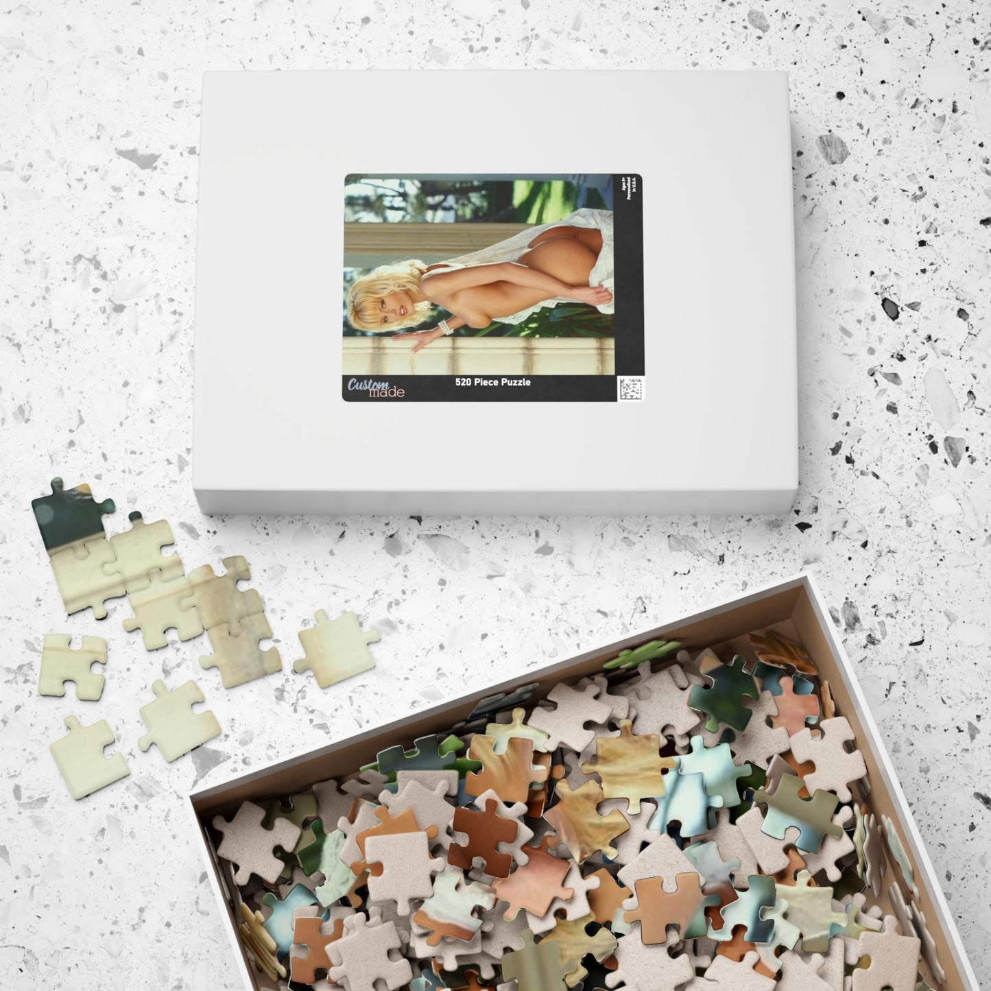 Puzzle (110, 252, 520, 1014-piece) Retro Porn Star Anita Blond