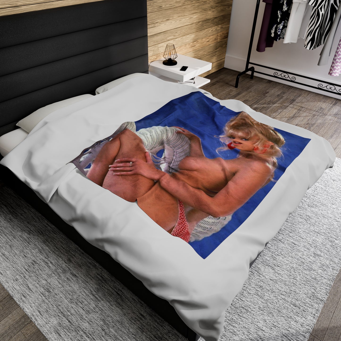 Velveteen Plush Blanket Pornstar Jenna Jameson Nude