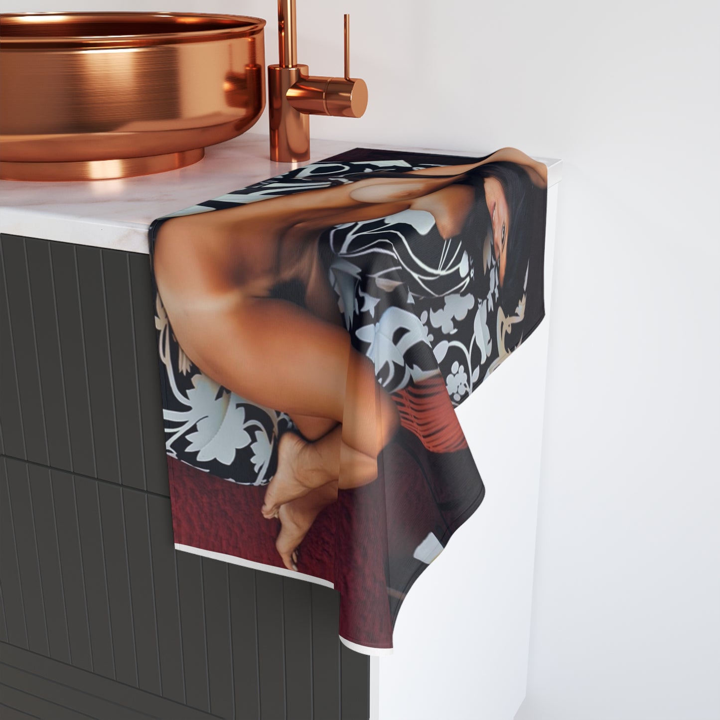 Hand Towel Cynthia Myers Nude