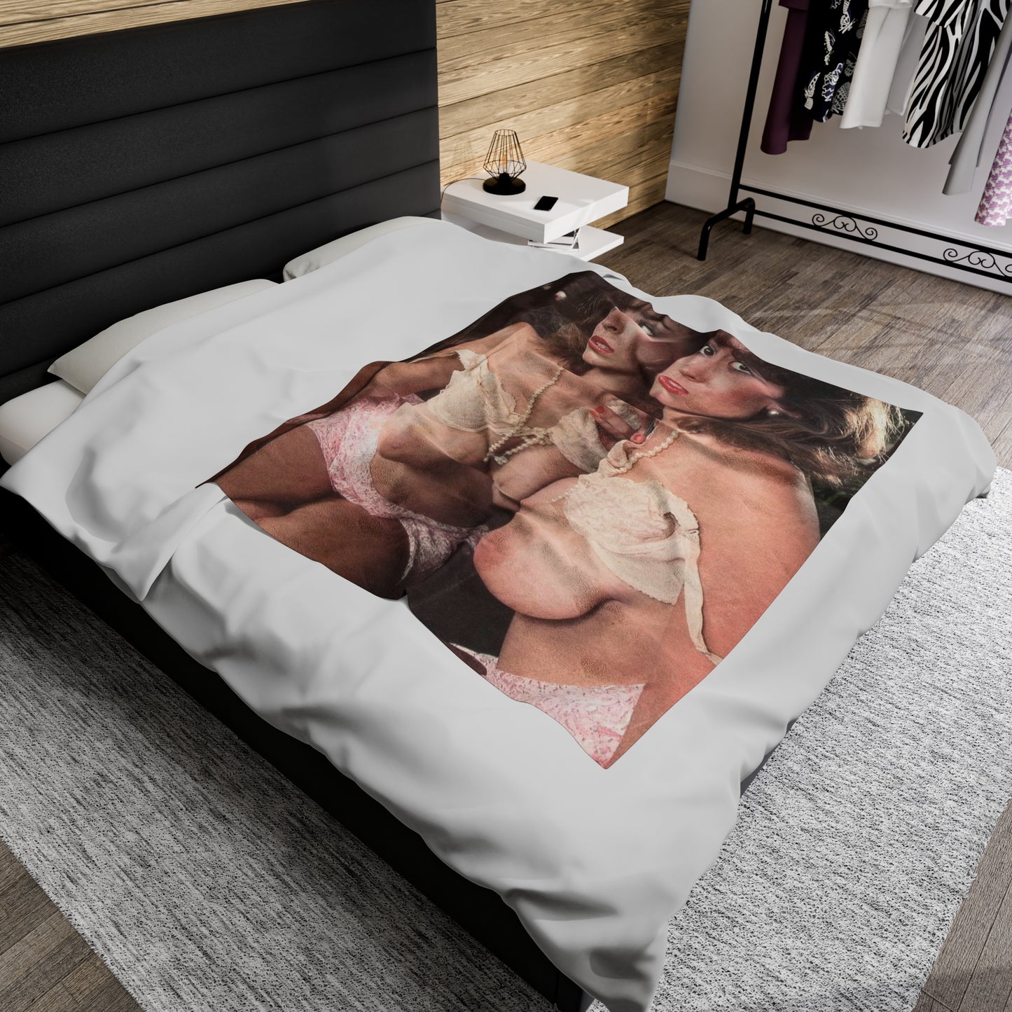Velveteen Plush Blanket Pornstar Christy Canyon Nude