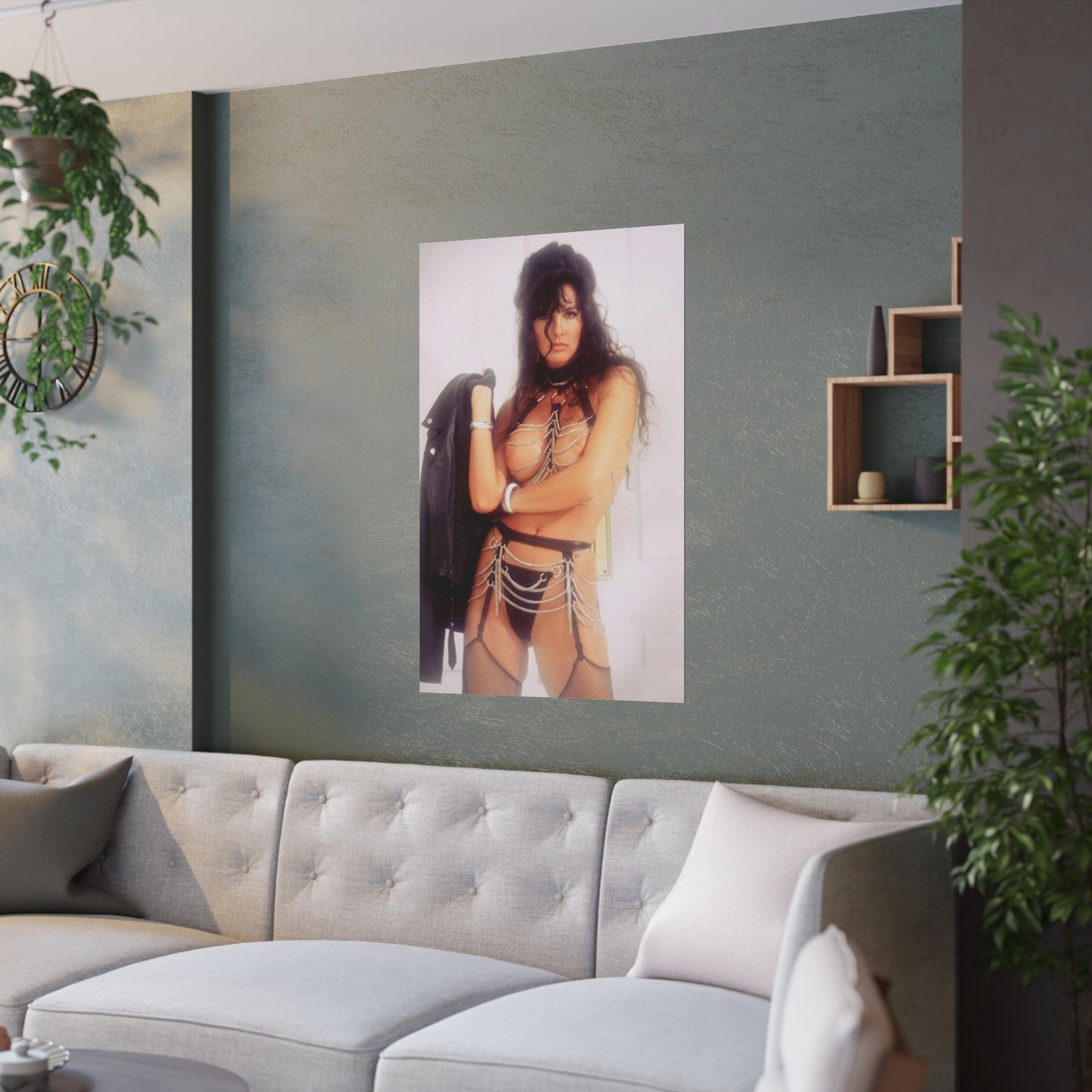 Satin Posters (210gsm) Retro Adult Star Julie Strain