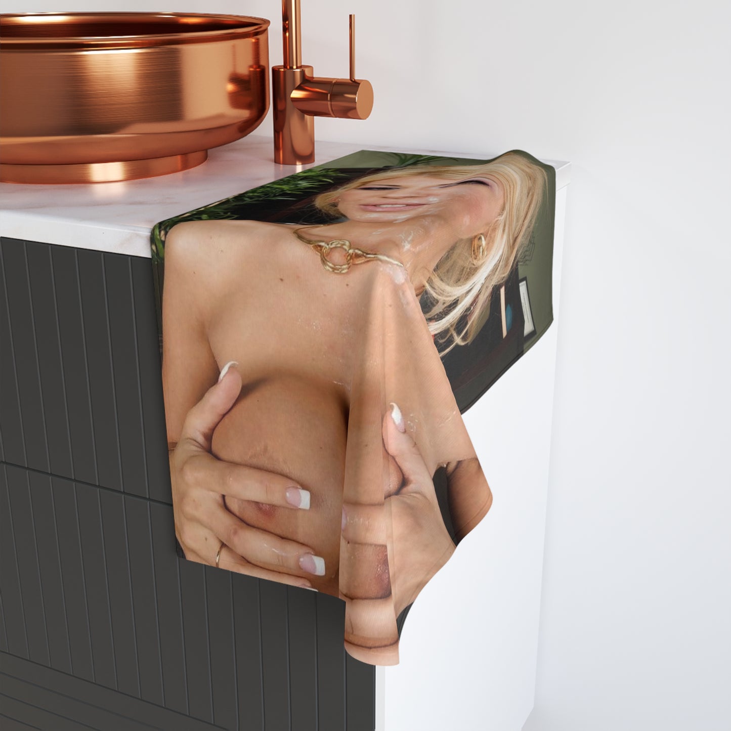 Towel Porn Star Kayla Kayden Facial Cum Rag